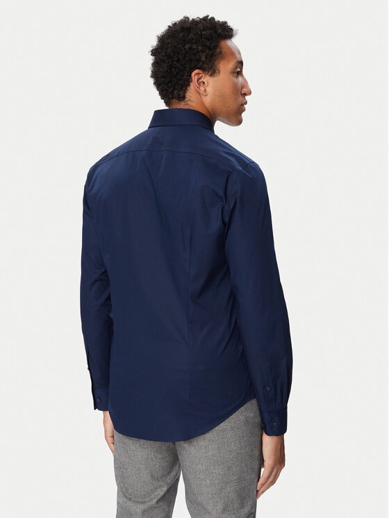 Tommy Hilfiger Tommy Hilfiger Hemd MW0MW43122 Dunkelblau Slim Fit