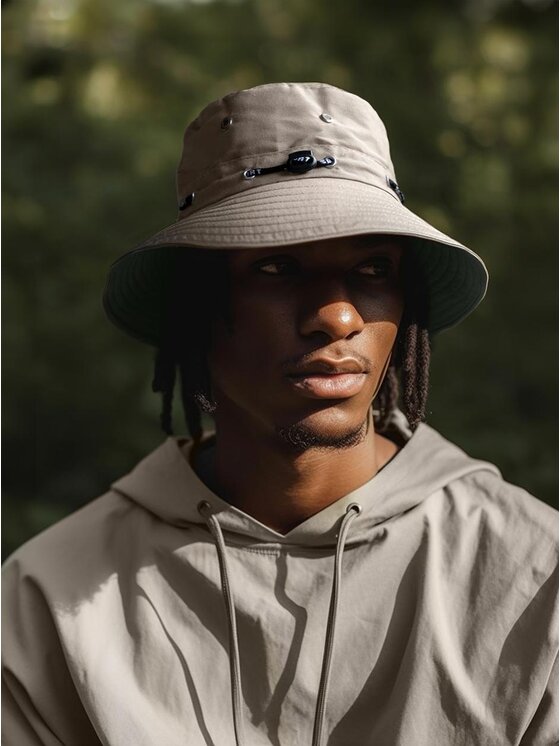 MyStars MyStars Bucket Kapelusz Bucket Hat MyStars Classic Beżowy uni Brązowy