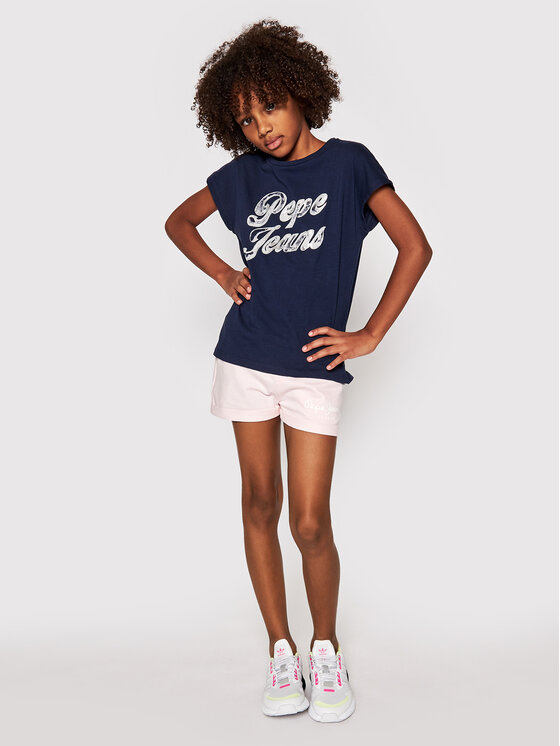 Pepe Jeans Pepe Jeans Szorty sportowe Rosemary PG800731 Różowy Regular Fit