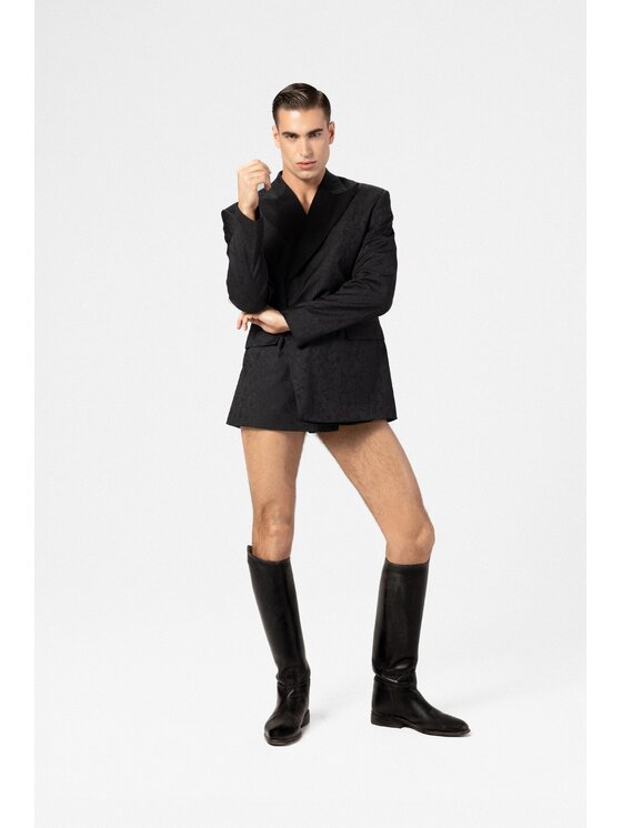 LE POSSÉ LE POSSÉ Σακάκι MJB Μαύρο Tailored Fit