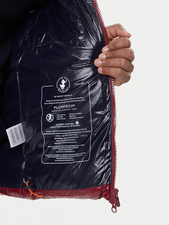 Save The Duck Save The Duck Μπουφάν χειμωνιάτικο D31280M LOVE21 Μπορντό Regular Fit