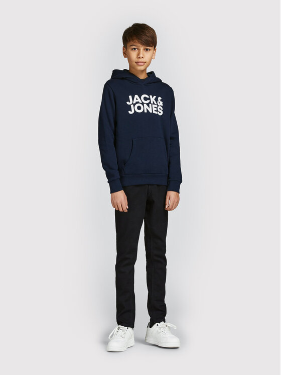 Jack & Jones Junior Jack & Jones Junior Σετ φούτερ Corp 12210980 Μαύρο Regular Fit
