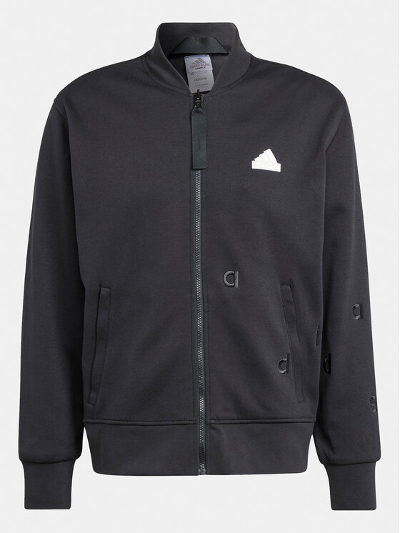 adidas adidas Felpa Embroidery IP4070 Nero Loose Fit