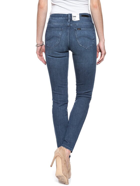 Lee Lee Jeansy L526SLJD Granatowy Skinny Fit