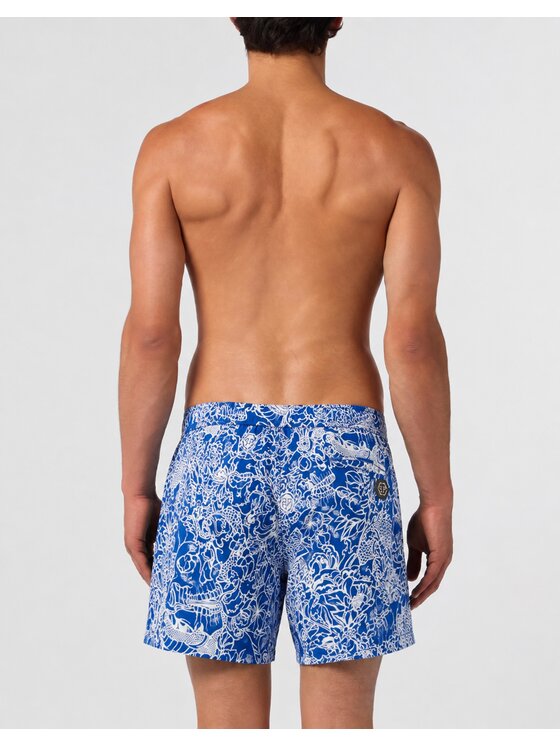 PHILIPP PLEIN PHILIPP PLEIN Kąpielówki 30467 Niebieski jasny