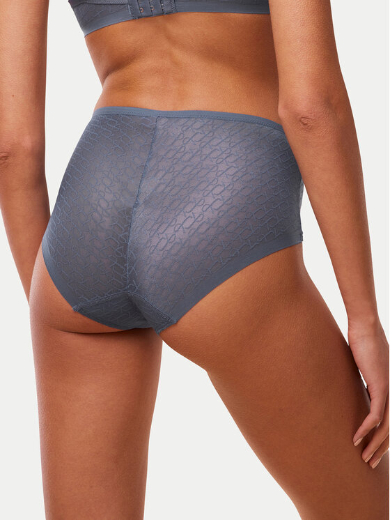 Triumph Triumph Chiloți clasici cu talie înaltă Triumph Signature Sheer Maxi EX 10215936 Albastru