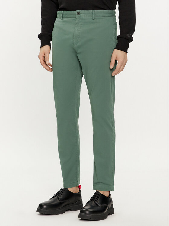HUGO Hugo Chinos David222D 50468314 Zöld Slim Fit