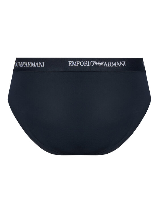 Emporio Armani Underwear Emporio Armani Underwear Set od 3 para muških slip gaća EM000258 AF14132 MB139 Tamnoplava