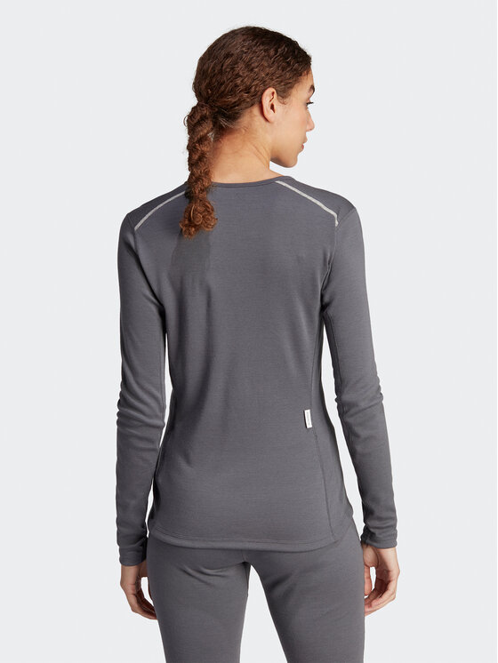 adidas adidas Termoaktyvus apatinis trikotažas, viršus Xperior Merino 260 HZ8546 Pilka Slim Fit