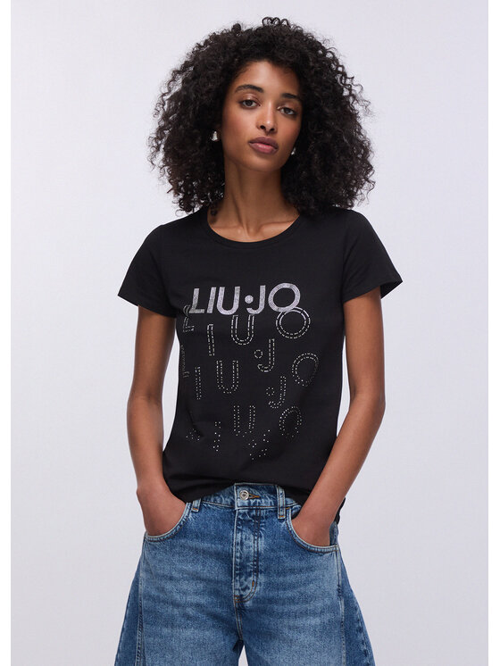 Liu Jo Liu Jo T-shirt VA6171JS003T9503 Nero Regular Fit