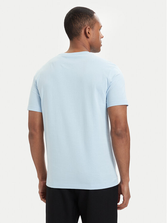 Gant Gant T-Shirt Shield  2003184 Niebieski jasny Regular Fit