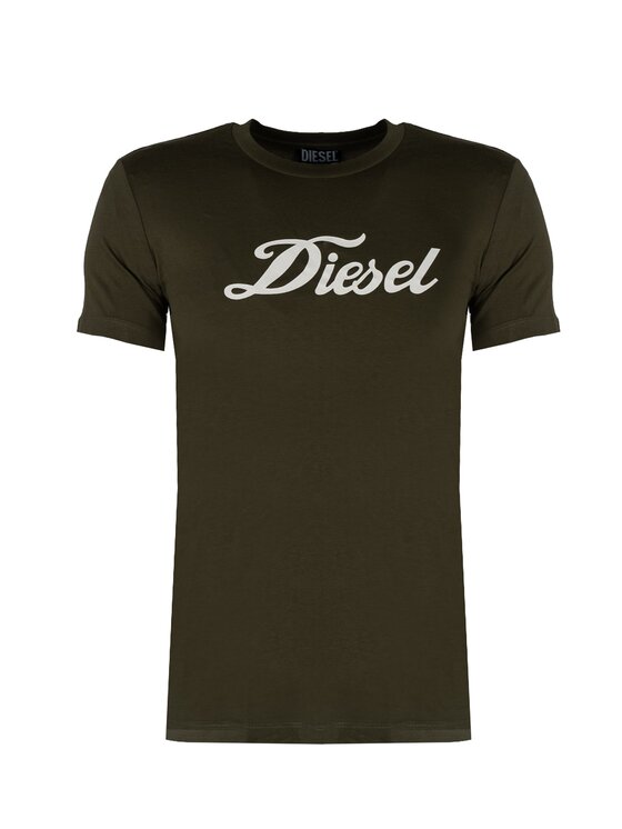 Diesel Diesel T-Shirt A10654-RGRAI Zielony Regular Fit