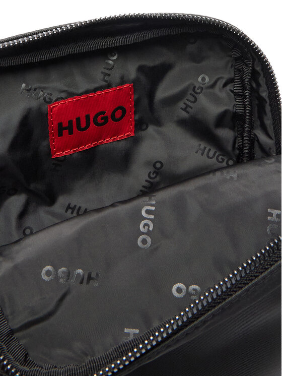 HUGO HUGO Плоска сумка Quantic_N_Ns_Zip 50558388 Чорний