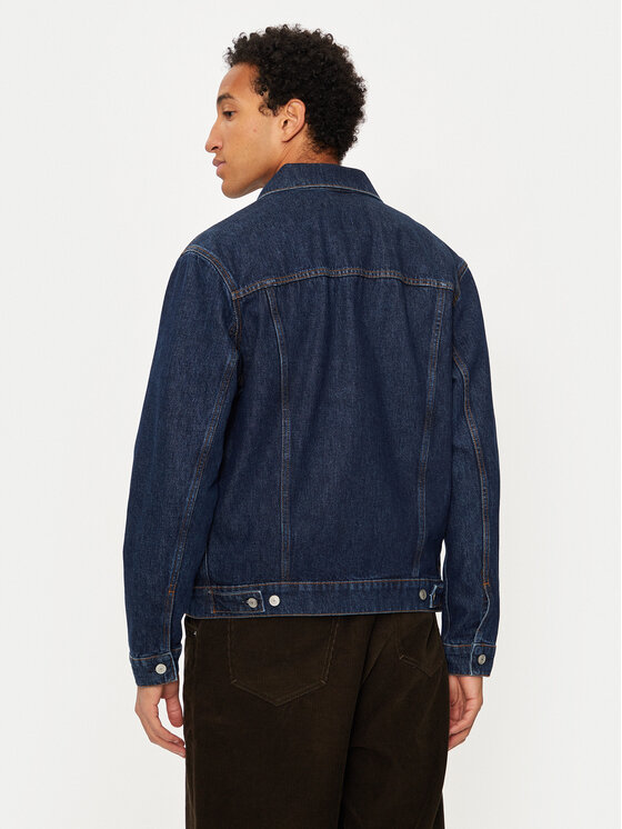SCHOTT N.Y.C. SCHOTT N.Y.C. Jeans jakna TRUCKS Mornarsko modra Regular Fit