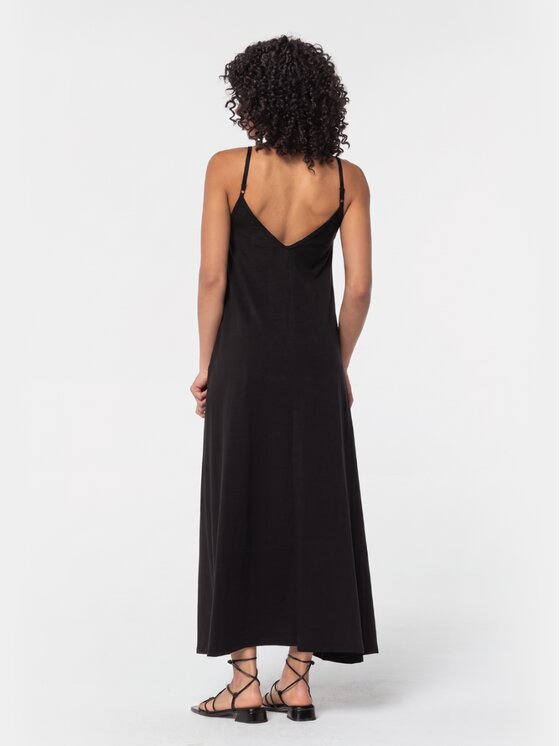 BASICLO BASICLO Sukienka codzienna W-2219-99 Czarny Oversize