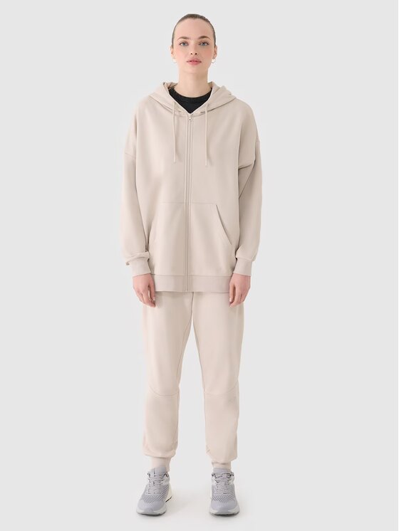 4F 4F Jogger nohavice 4FRSS25TTROF1398-83S Hnedá Regular Fit