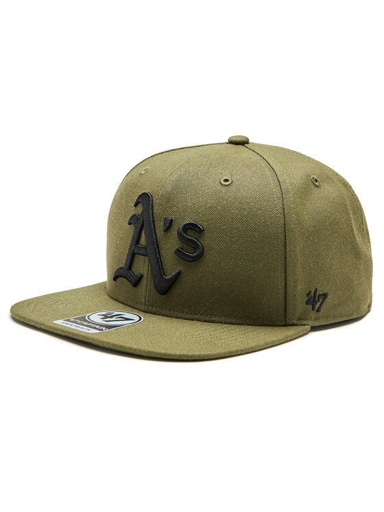47 Brand 47 Brand Καπέλο Jockey MLB Oakland Athletics Ballpark Camo 47 CAPTAIN B-BCAMO18WBP-SW Πράσινο