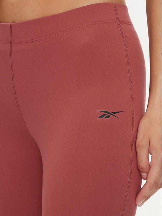 Reebok Reebok Leggings Yoga Peached 7/8 Tight 100037475 Tamnocrvena Slim Fit
