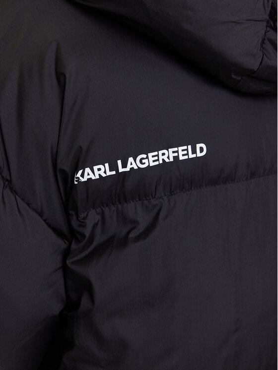 KARL LAGERFELD KARL LAGERFELD Zimní bunda A3W15020 Černá Regular Fit