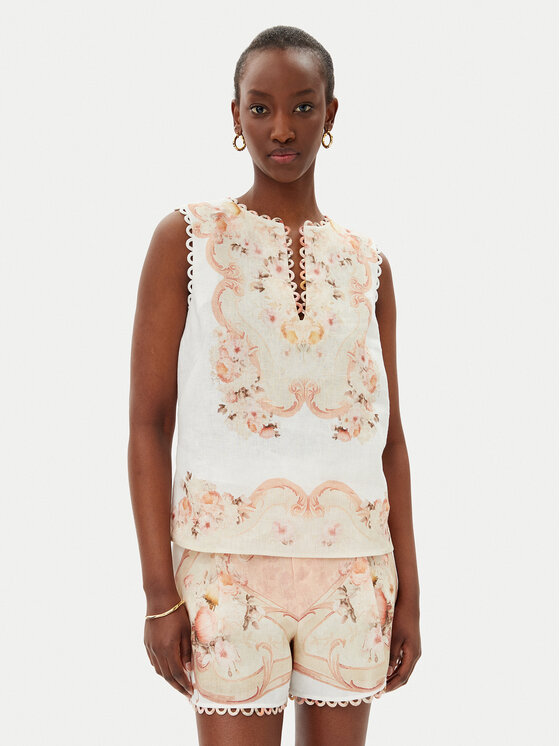 TWINSET TWINSET Μπλουζάκι 251TT2442 Μπεζ Regular Fit