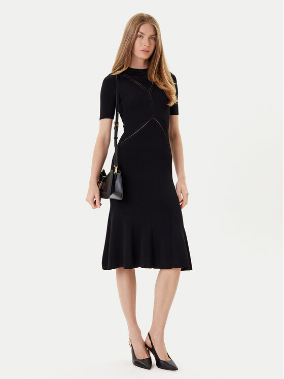 Marciano Guess Marciano Guess Úpletové šaty 5YGK53 5876Z Čierna Regular Fit