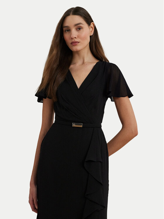 LAUREN RALPH LAUREN LAUREN RALPH LAUREN Sukienka wieczorowa 253909447001 Czarny Regular Fit