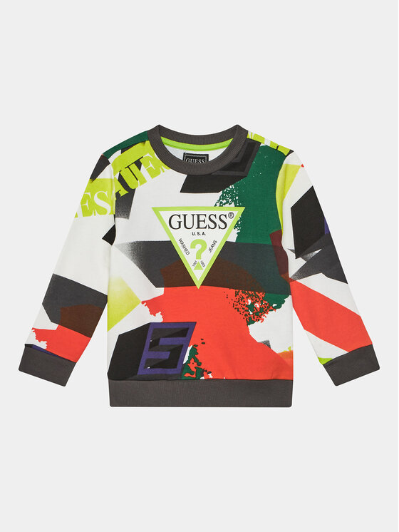 Guess Bluză N4RQ01 KA6R3 Colorat Regular Fit