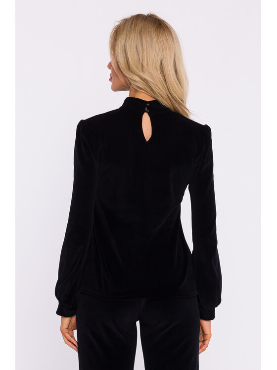 Made of Emotion Made of Emotion Blusa M831 Nero Girl Fit