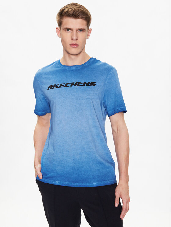 Skechers T-Shirt Breakers M02TS76 Blau Regular Fit | Modivo.at