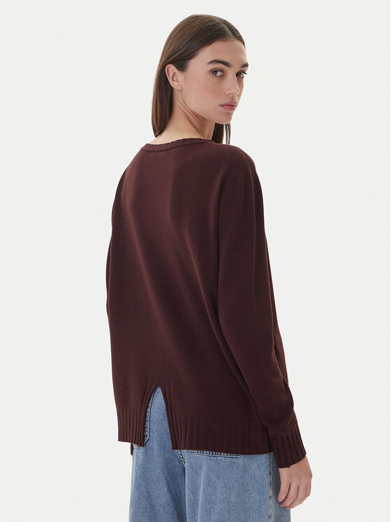 Kontatto Kontatto Maglione 3M0808C Bordeaux Relaxed Fit