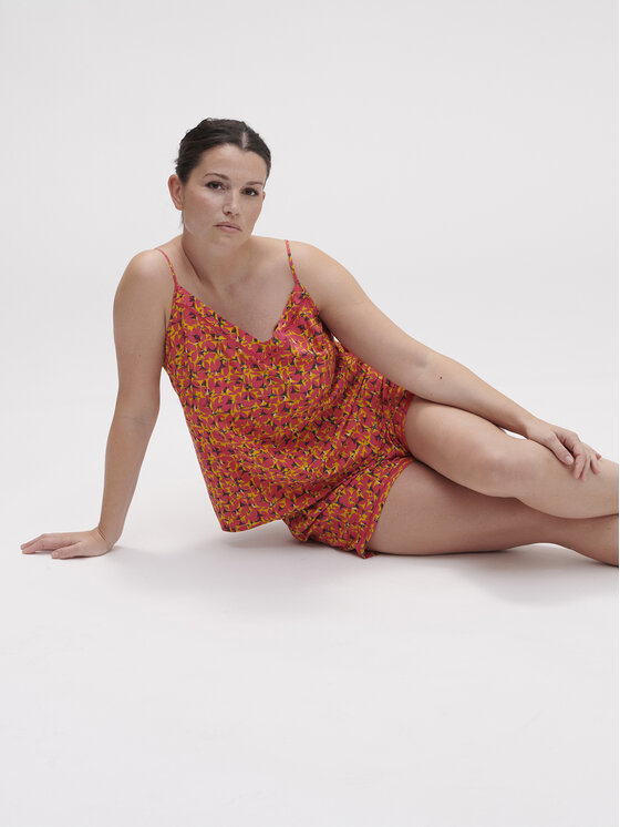 Simone Pérèle Simone Pérèle Cămașă pijama Songe 18S900 Roz Comfort Fit