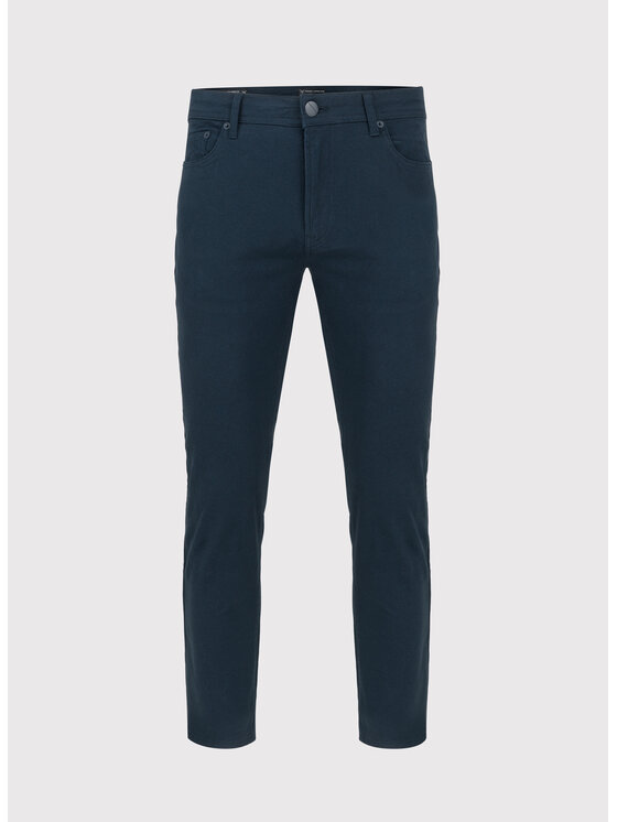 Pako Lorente Pako Lorente Spodnie materiałowe P22SF-WX-022 Granatowy Slim Fit