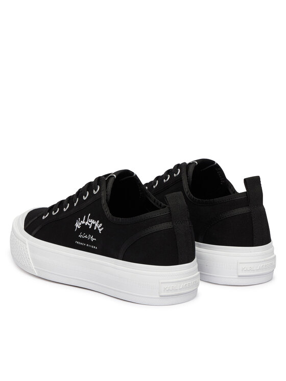 KARL LAGERFELD KARL LAGERFELD Tornacipő Kampus Max V KL50523 Fekete