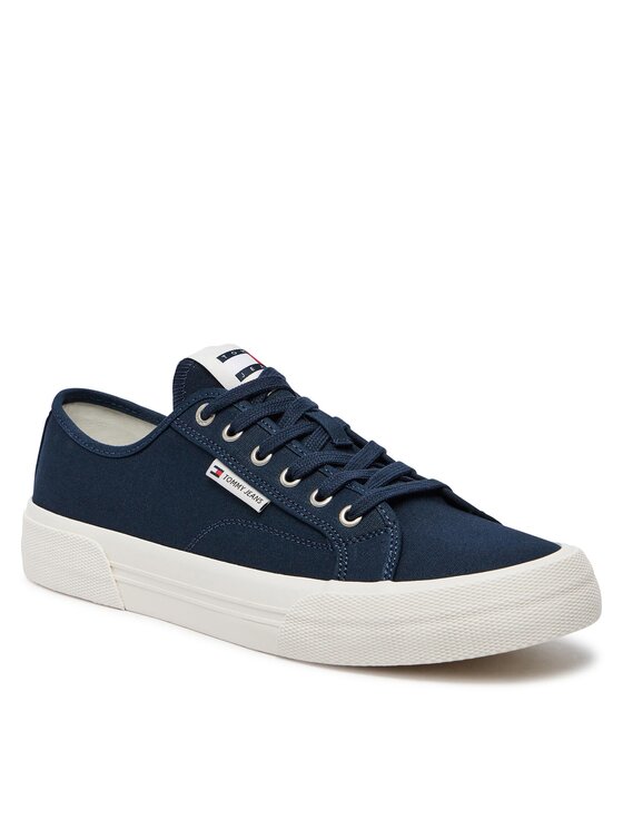 Tommy Jeans Tommy Jeans Teniszcipő Tjm Lace Up Canvas Color EM0EM01365 Sötétkék