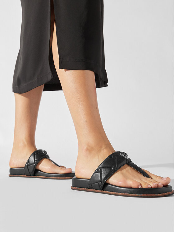 Kurt Geiger Kurt Geiger Flip flop Kensington T-Bar Chunky 9819900109 Negru
