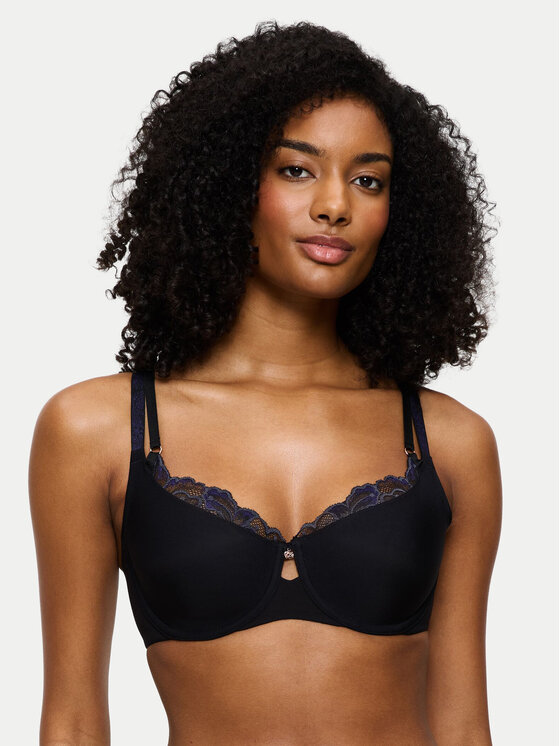 Triumph Triumph Sutien cu armătură Wild Gardenia Florale 10224872 Negru