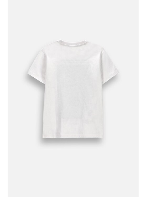 Coccodrillo Coccodrillo T-Shirt ZC6143208VBB-001 Biały Regular Fit