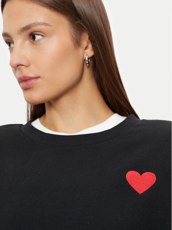 Vero Moda Vero Moda Μπλούζα Maly 10329164 Μαύρο Oversize