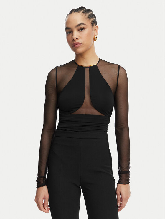 Elisabetta Franchi Body BO-030-62E2-V300 Negru Slim Fit