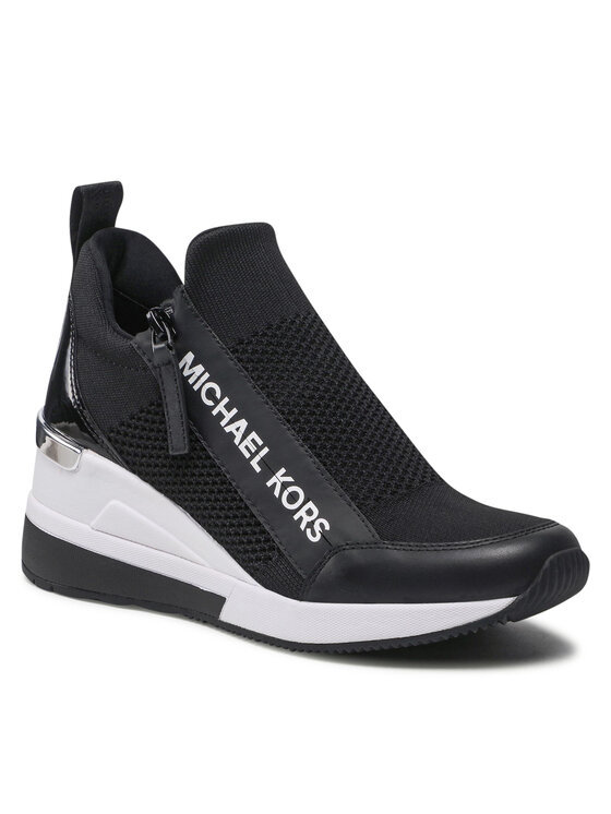 MICHAEL Michael Kors MICHAEL Michael Kors Laisvalaikio batai Willis Wedge Trainer 43S2WIFS1D Juoda