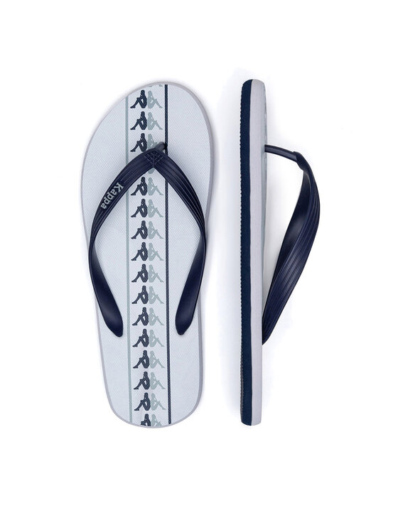 Flip flop Kappa 371G1LW White - Blue Marine - Grey Lt Lead Colorat