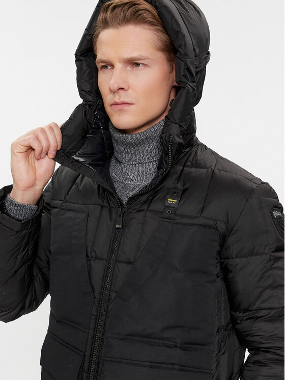Blauer Blauer Kurtka zimowa 23WBLUC03008 Czarny Regular Fit
