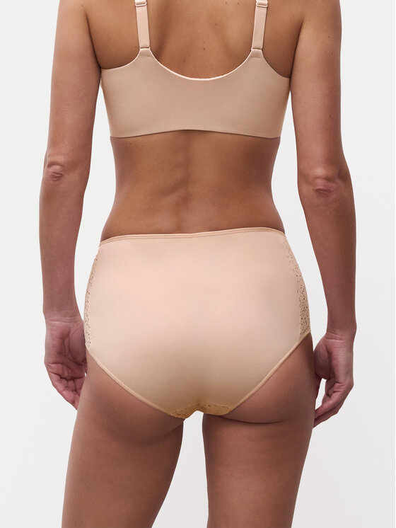 Chantelle Chantelle Klasikinės kelnaitės aukštu juosmeniu Norah C13F30 Smėlio