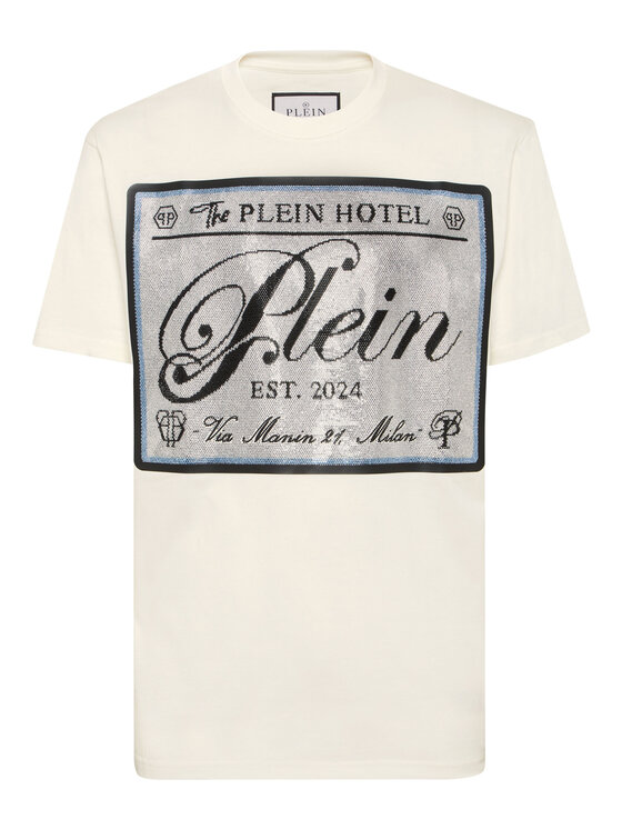 PHILIPP PLEIN PHILIPP PLEIN Tričko 27099 Biela Regular Fit