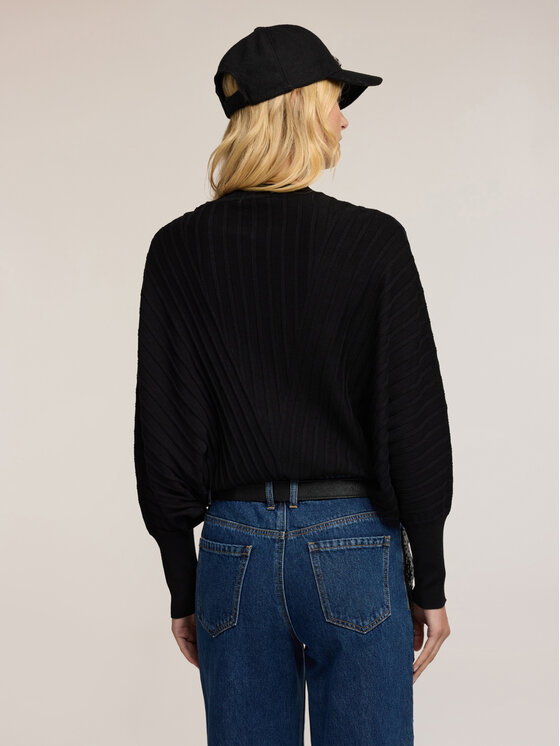 Motivi Motivi Cardigan M433W003529N033 Nero Over Fit