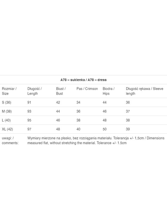 Awama Awama Vestito di maglia A078 Blu Basic Fit