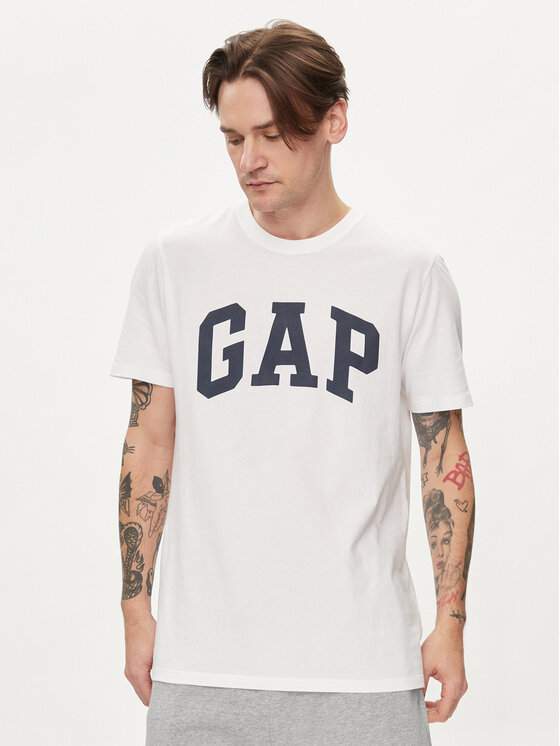 Gap Gap T-Shirt 856659-03 Bílá Regular Fit