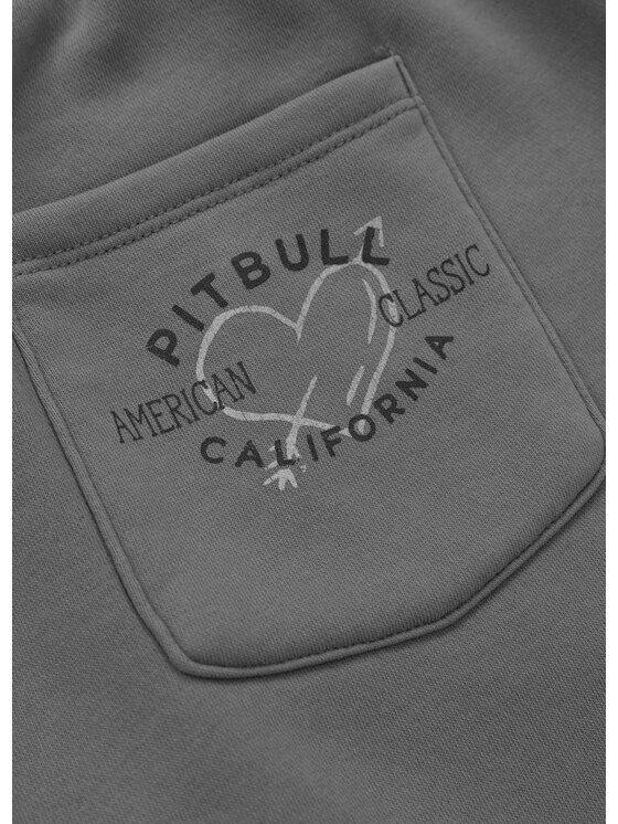 PITBULL PITBULL Szorty MANZANITA HEART Szary Regular Fit