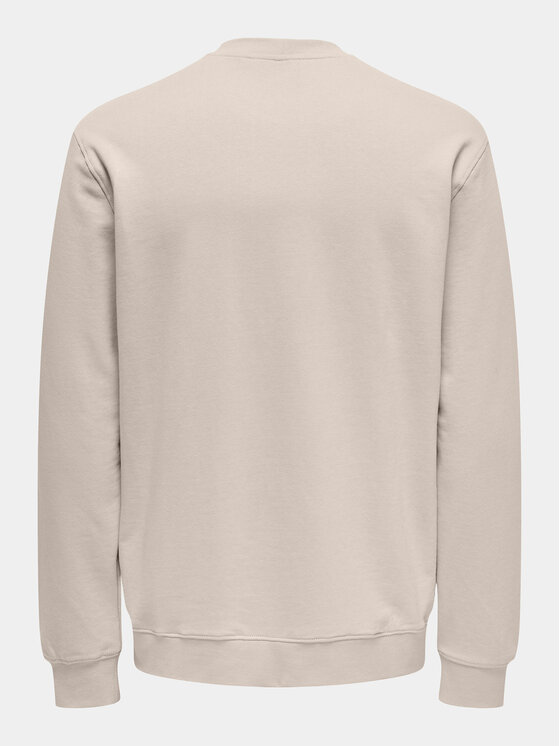 Only & Sons Only & Sons Sweatshirt Levi 22028150 Beige Relaxed Fit