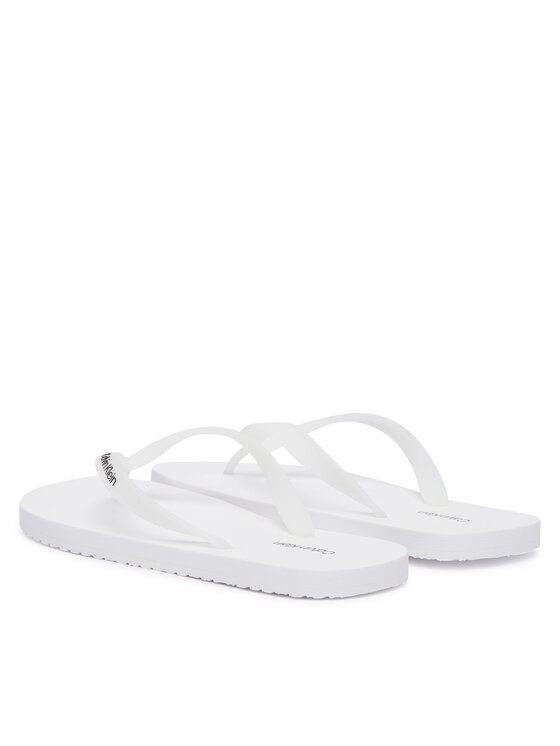 Calvin Klein Calvin Klein Джапанки Logo Strap HM0HM02105 Бял